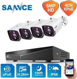 5MP BEVEILIGINGSCAMERA SET IP66 met 4 CAMERA'S